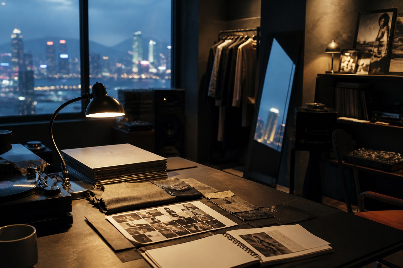 Creative desk — music, fashion, and photography